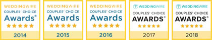Wedding Wire Couples Choice Award Winner